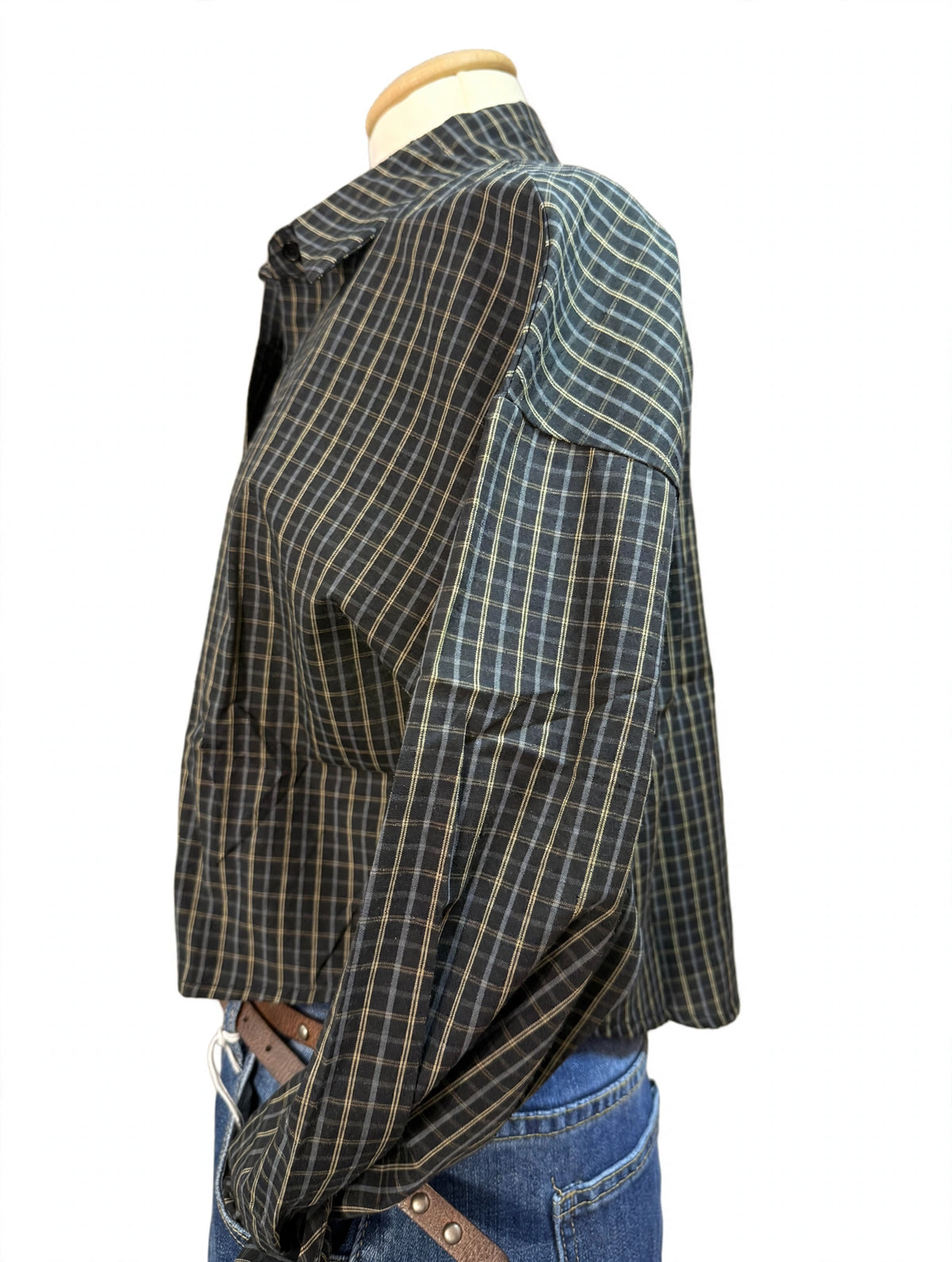 Camicia quadri corta