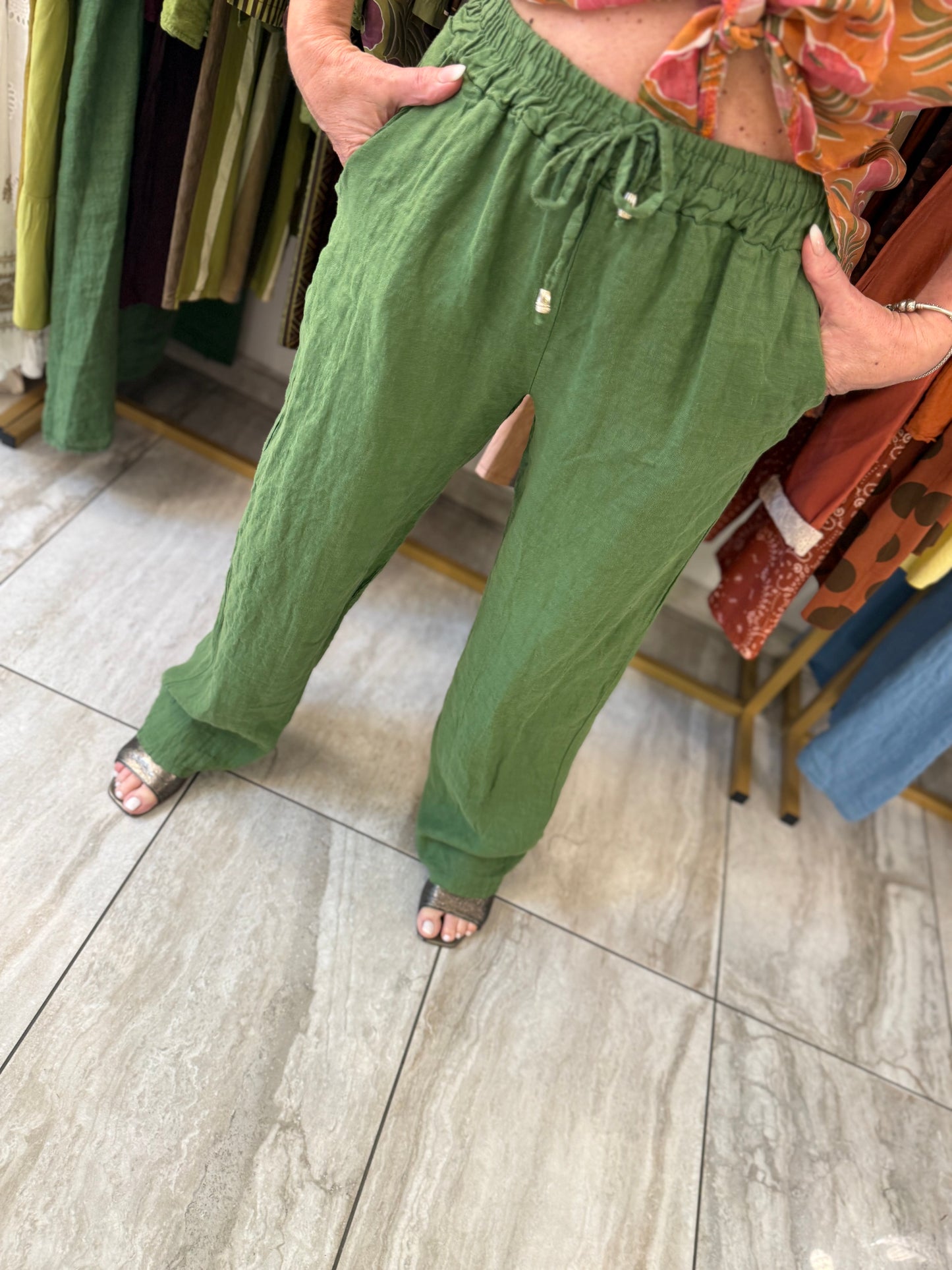 Pantalone in lino