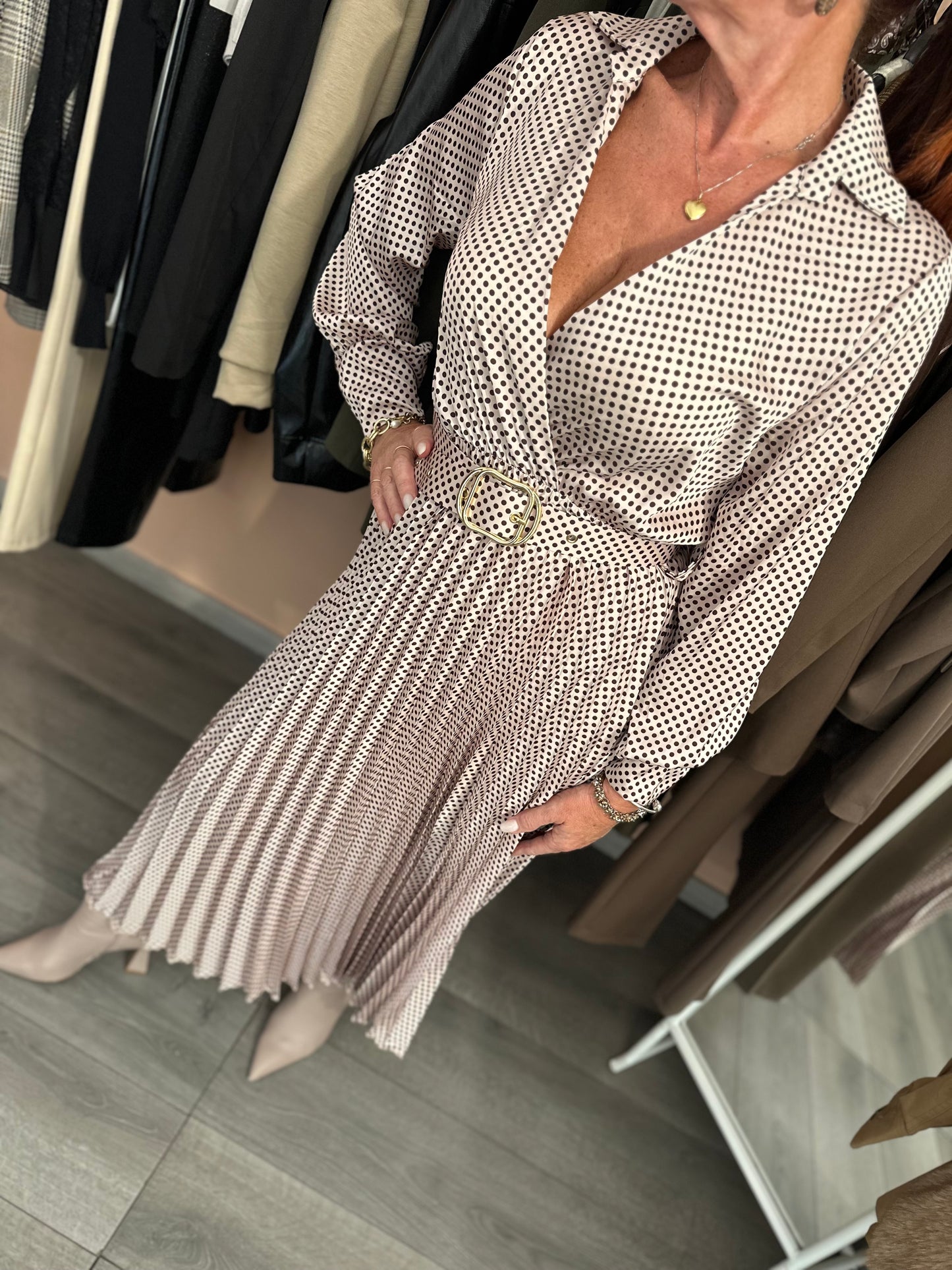 Vestito selior beige