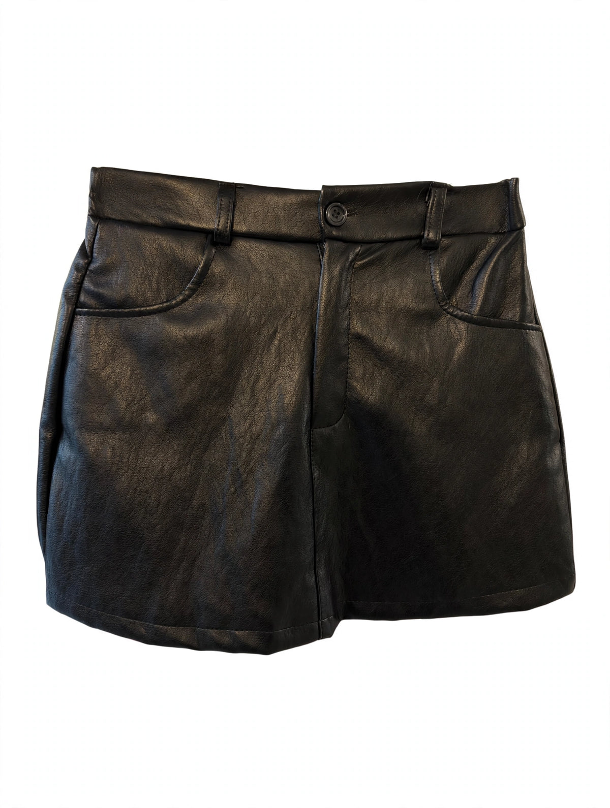 Shorts in pelle