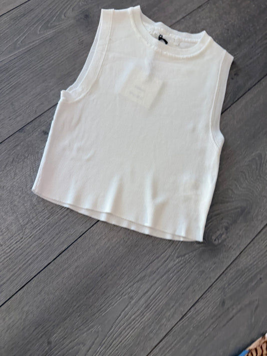 Canotta basic bianca