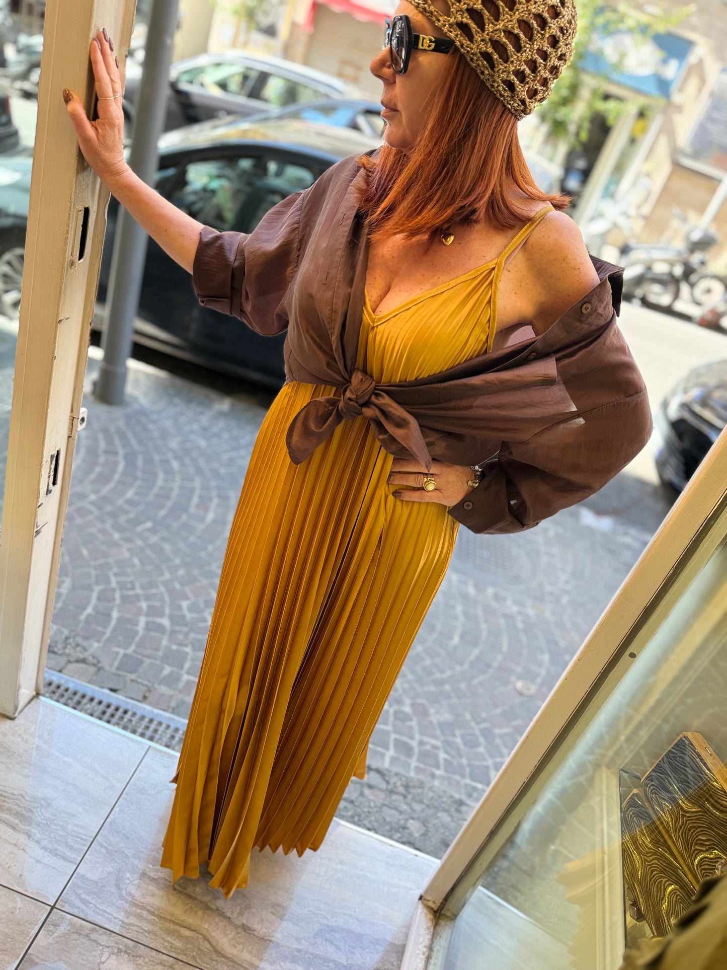 Camicia zaya marrone