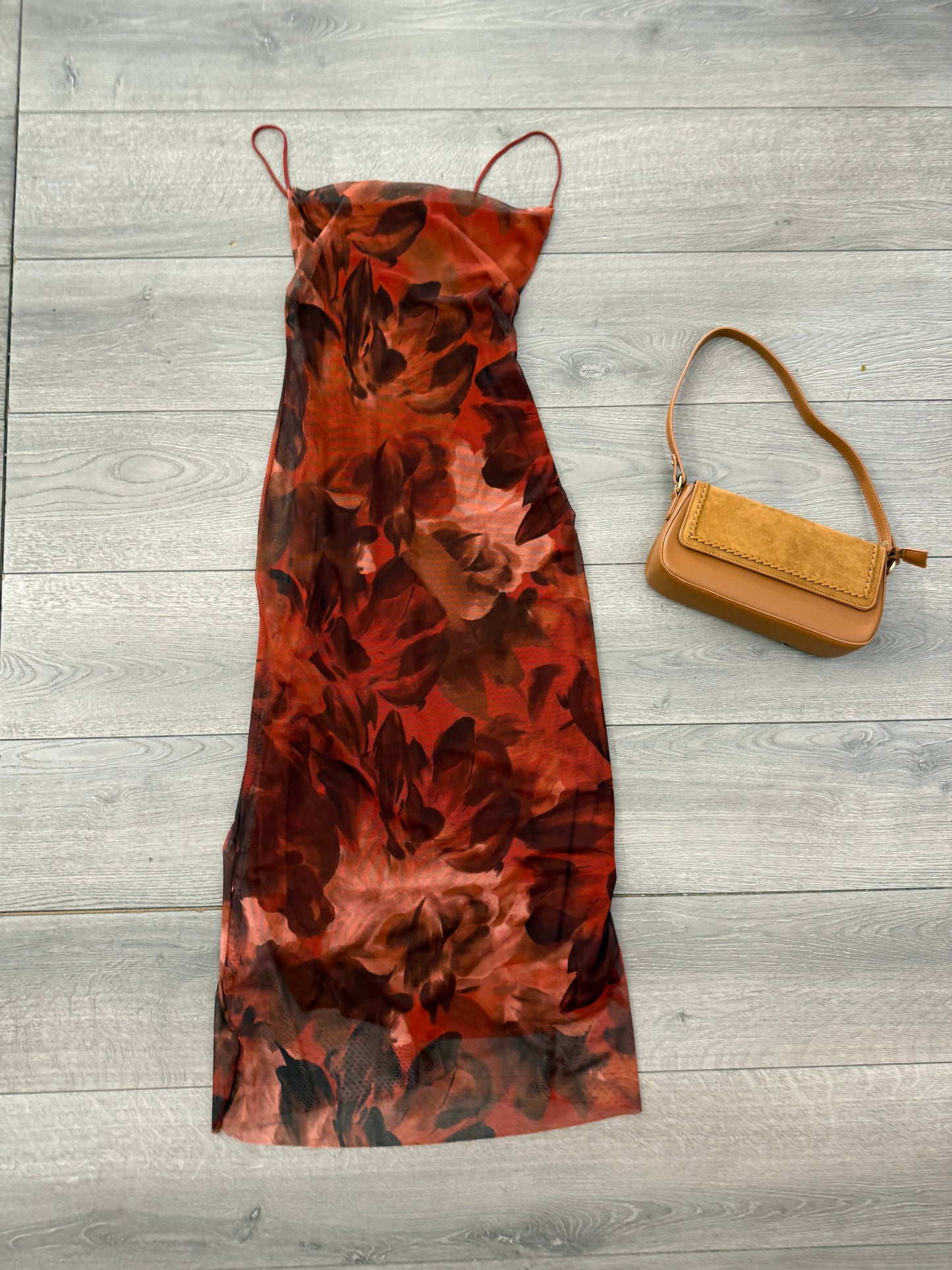 Vestito  mak  marrone