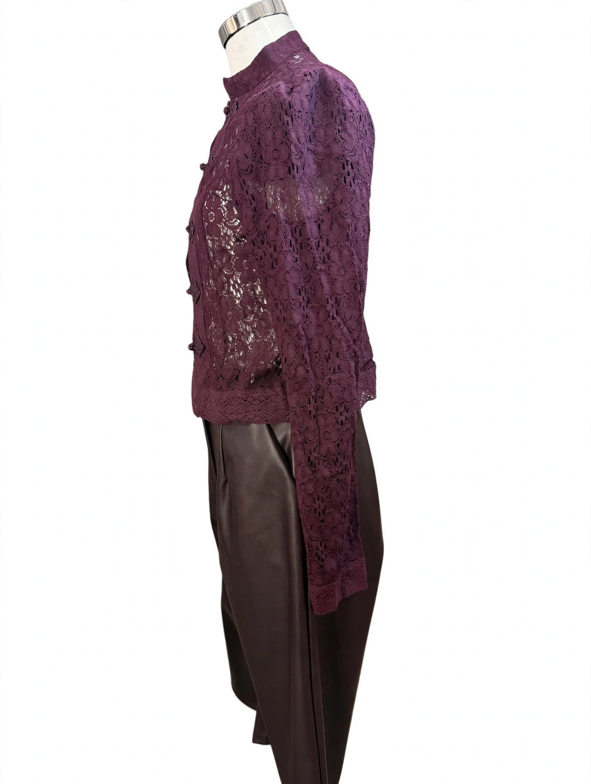 Short in pelle 3/4