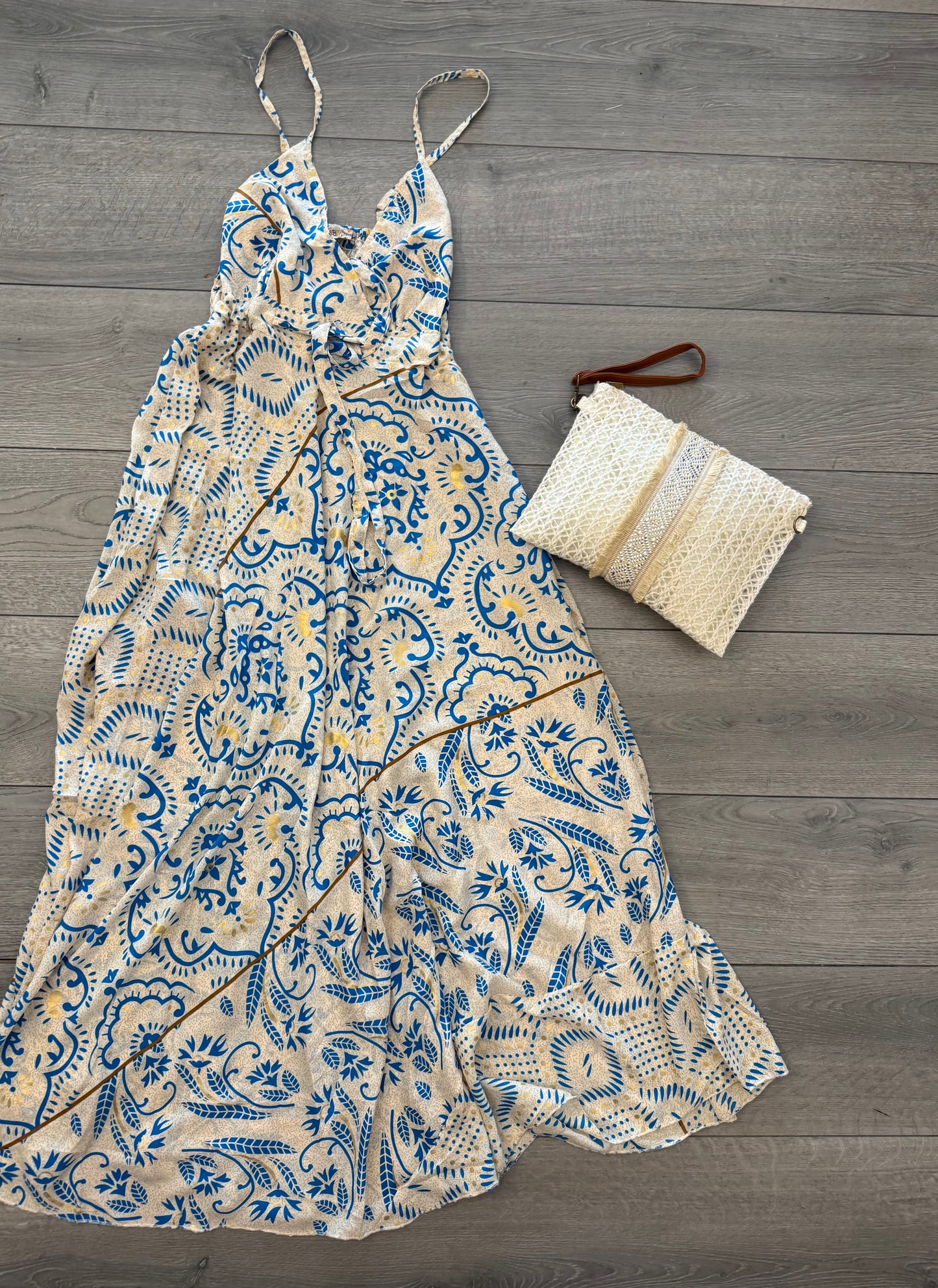 Vestito formentera celeste