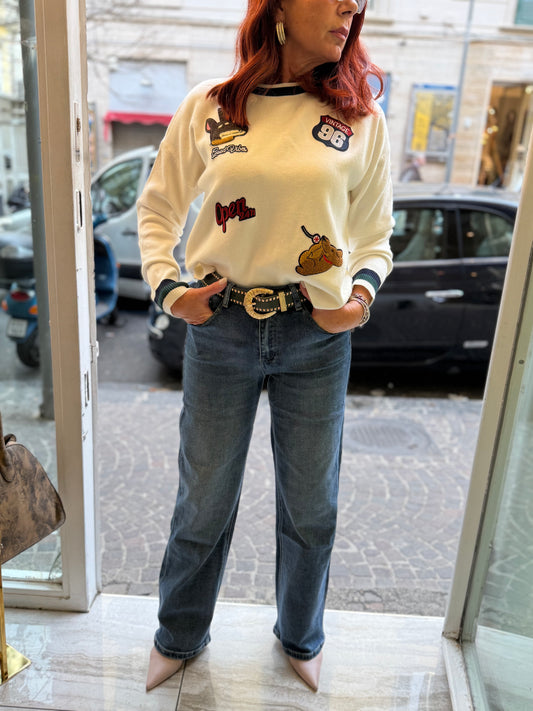 Jeans a palazzo