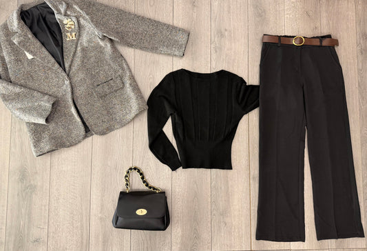 Pantalone a palazzo stretto