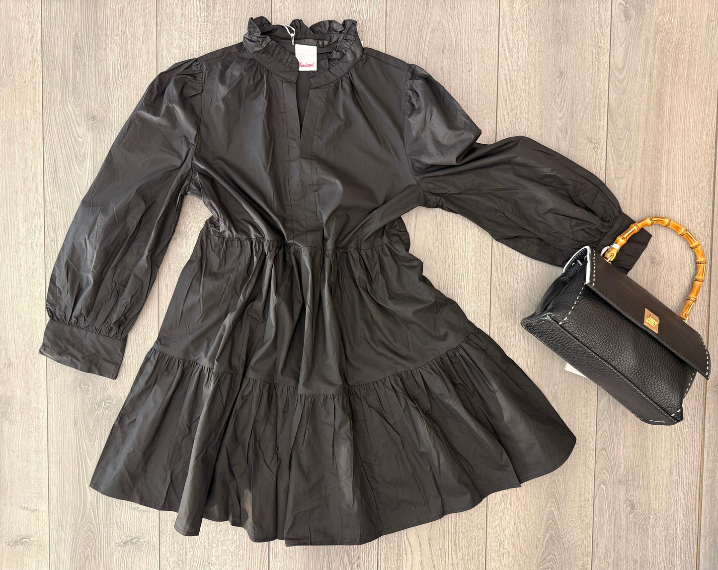 Vestito tsunami nero